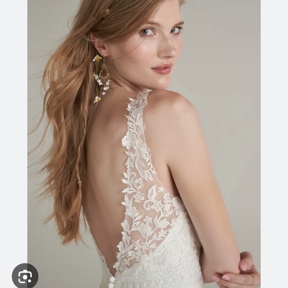 BNWT Rebecca Ingram Betty Lynette Wedding Gown Size 12 Bridal - Picture 2 of 5